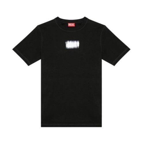 9XX T Just N4 T-shirt Diesel , Black , Heren