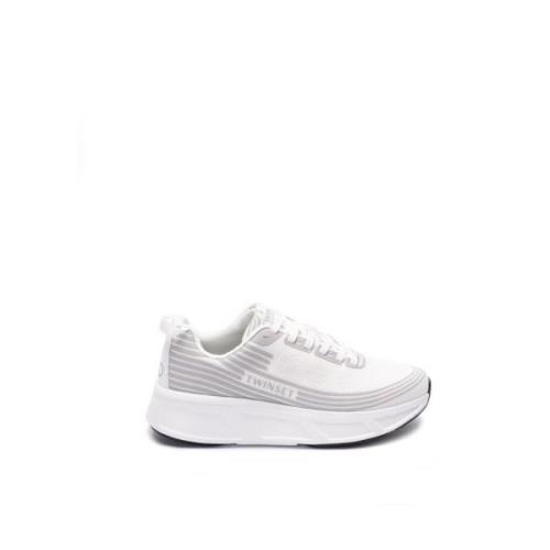 Stijlvolle Witte Sneakers Twinset , White , Dames
