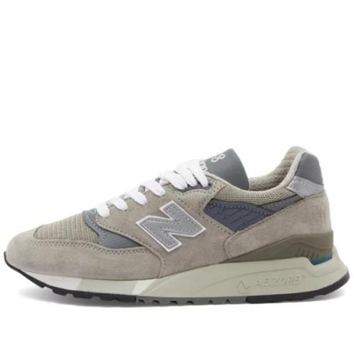 998Gr - Made in USA Grijs-40 1/2 New Balance , Gray , Heren