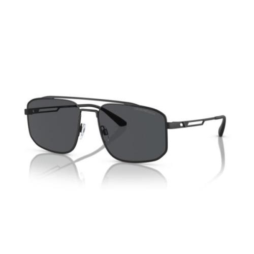 Ea2139-300187 Black Sunglasses Emporio Armani , Black , Heren