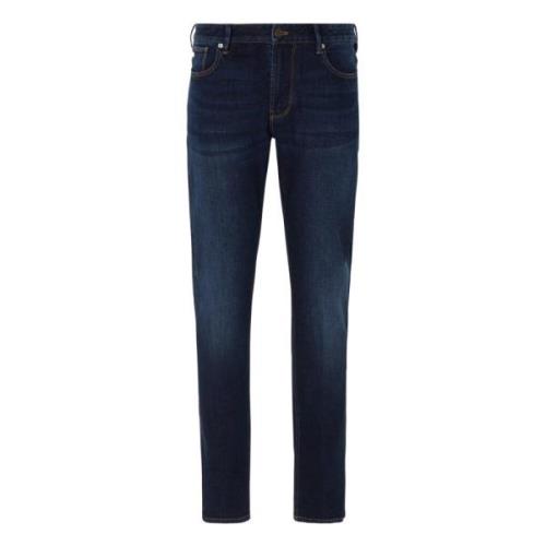 Vintage Slim Fit Denim Jeans Emporio Armani , Blue , Heren