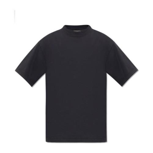 Logo-bedrukt T-shirt Balenciaga , Black , Heren