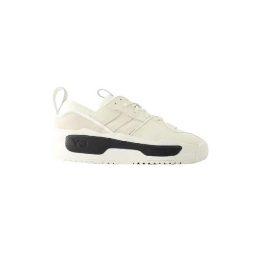 Leather sneakers Y-3 , White , Dames