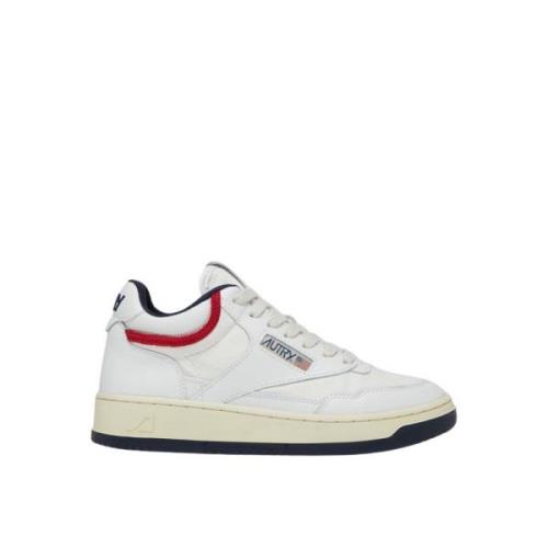 Vintage stijl hoge sneakers Autry , White , Dames