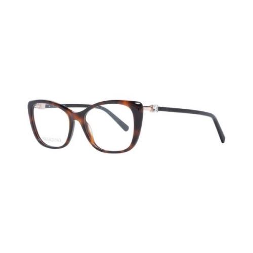 Bruine Cat Eye Optische Monturen Swarovski , Brown , Dames