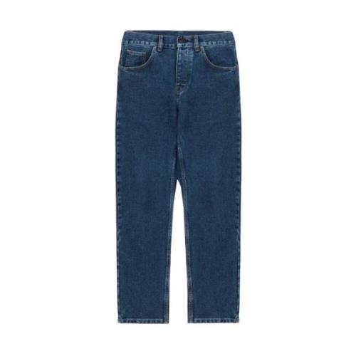 Stone-Washed Organische Jeans Carhartt Wip , Blue , Heren