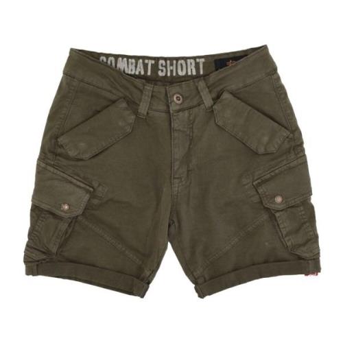 Casual Shorts Alpha Industries , Green , Heren