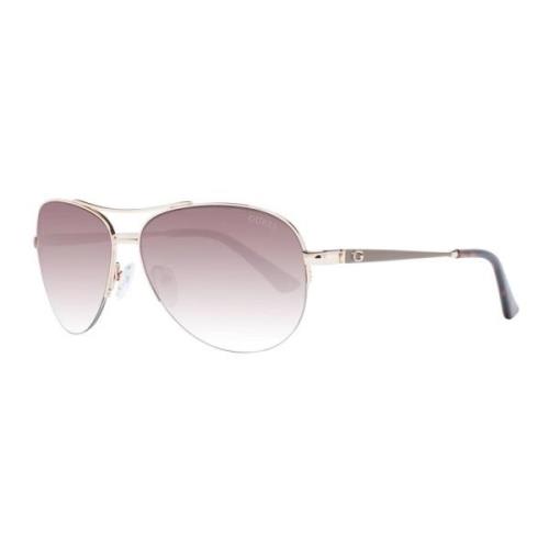 Gouden Aviator Zonnebril Guess , Yellow , Unisex