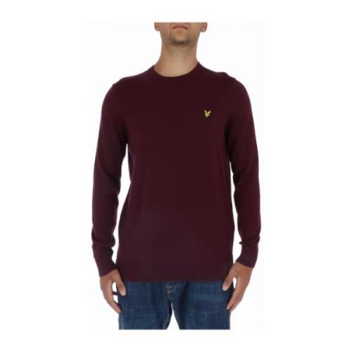 Print Gebreide Kleding Bordeaux Lyle & Scott , Red , Heren