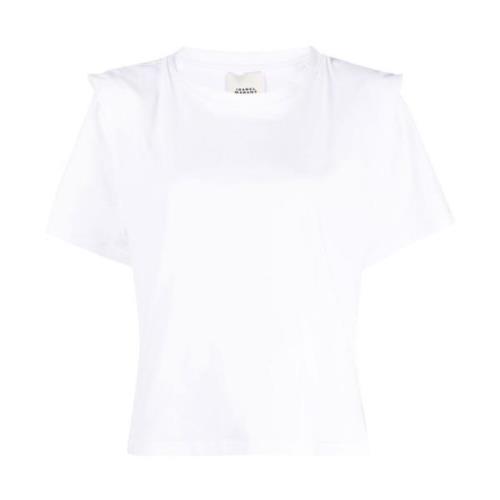 Witte Zelitos Tee Shirt Isabel Marant Étoile , White , Dames