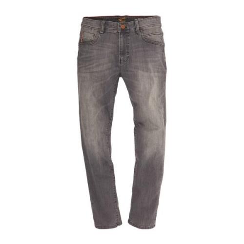 Grijze Denim 5-Pocket Jeans Camel Active , Gray , Heren