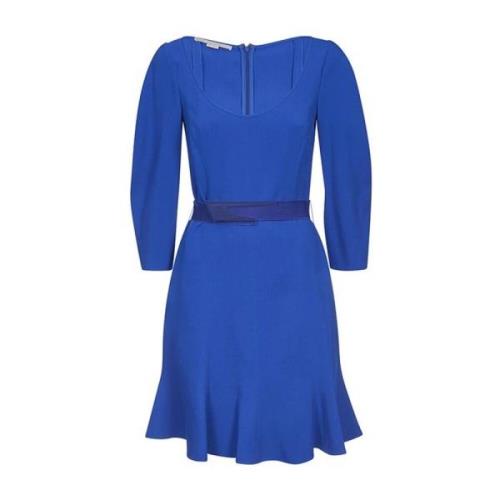 Blauwe Jurk met Lange Mouwen voor Vrouwen Stella McCartney , Blue , Da...