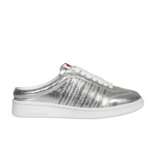 Zilveren Sneakers voor Vrouwen Dsquared2 , Gray , Dames