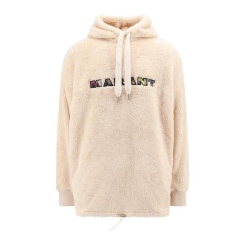 Beige Sweatshirt met Verstelbare Capuchon Isabel Marant , Beige , Here...