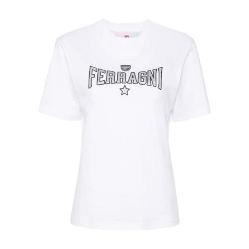 Witte T-shirts en Polos van Chiara Ferragni Chiara Ferragni Collection...
