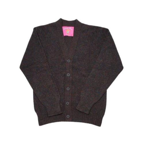 Shaggy Bear Cardigan Howlin' , Gray , Heren