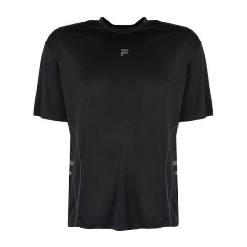 Klassiek Ronde Hals T-Shirt Fila , Black , Heren