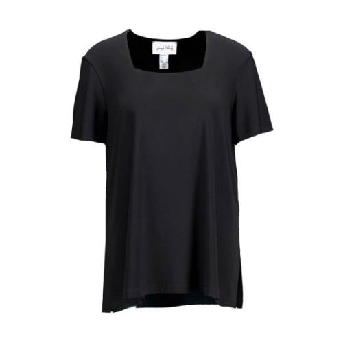 Zwart T-shirt met stijlvolle halslijn Joseph Ribkoff , Black , Dames