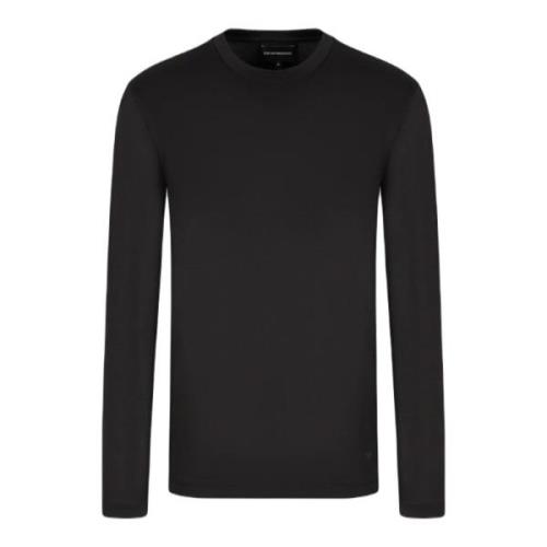 Zwarte T-shirts en Polos van Armani Emporio Armani , Black , Heren