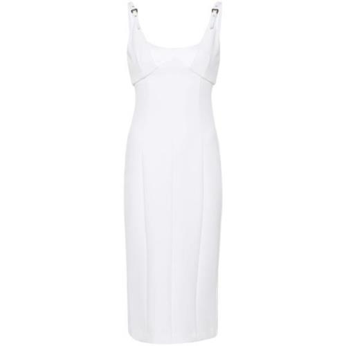 Witte Jurk voor Vrouwen Versace Jeans Couture , White , Dames