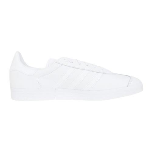 Gazelle Leren Sneakers Adidas Originals , White , Heren