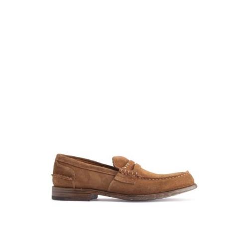 Stijlvolle Tobacco Loafers Premiata , Brown , Heren