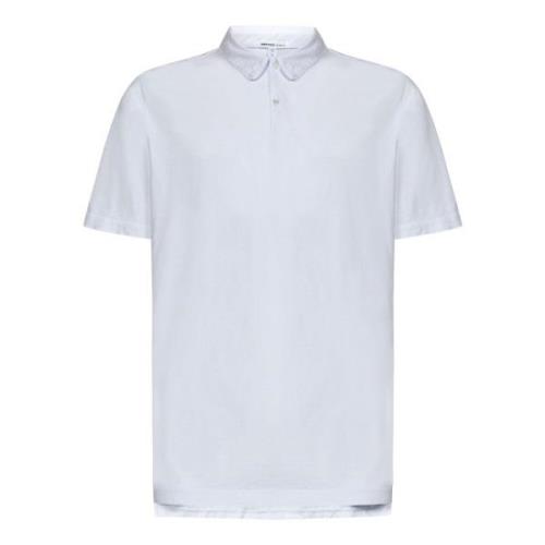 Witte T-shirts en Polos met knoopsluiting aan de voorkant James Perse ...