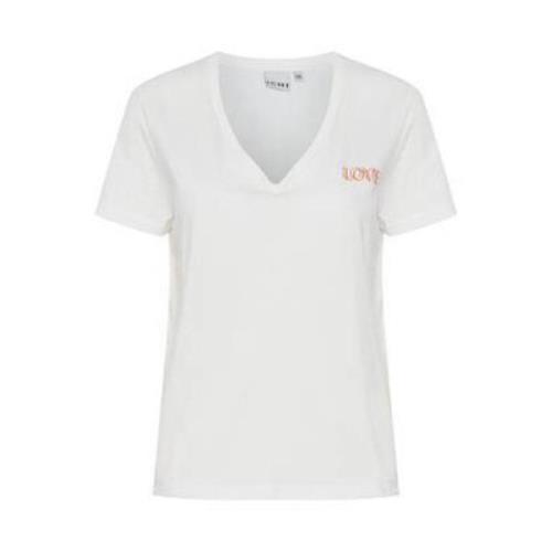 Stijlvolle Ss17 Dames T-shirt Ichi , White , Dames