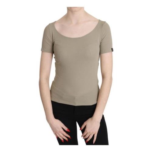 Stijlvolle Grijze Korte Mouw Tank Top Gianfranco Ferré , Gray , Dames