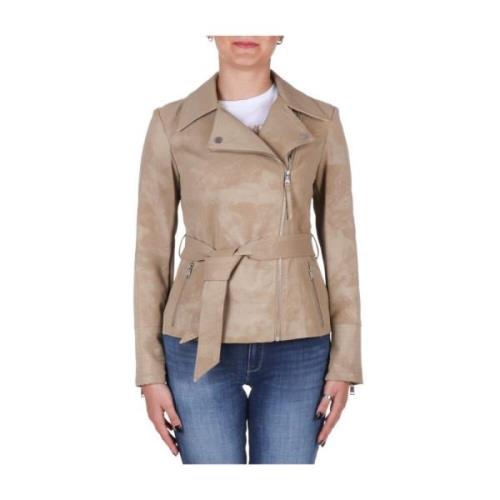 Biker Style Tortora Jas Guess , Beige , Dames