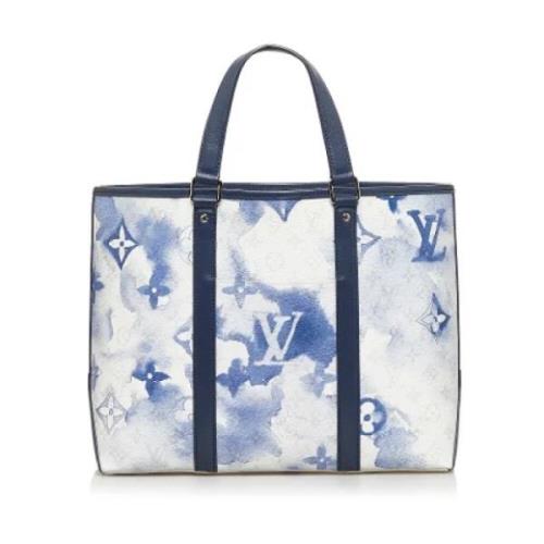 Pre-owned Canvas louis-vuitton-bags Louis Vuitton Vintage , Blue , Dam...