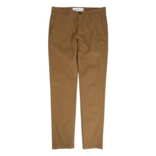 Klassieke Katoenen Chino Department Five , Brown , Heren