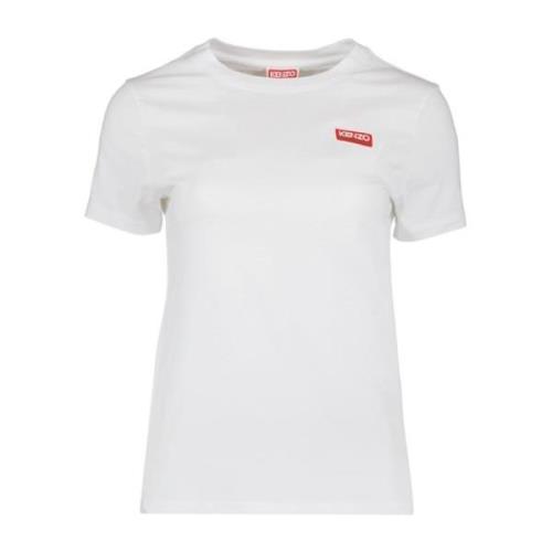 Logo Print T-Shirt Kenzo , White , Dames
