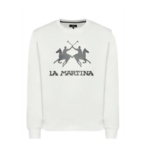 Sweatshirt Hoodies La Martina , White , Heren