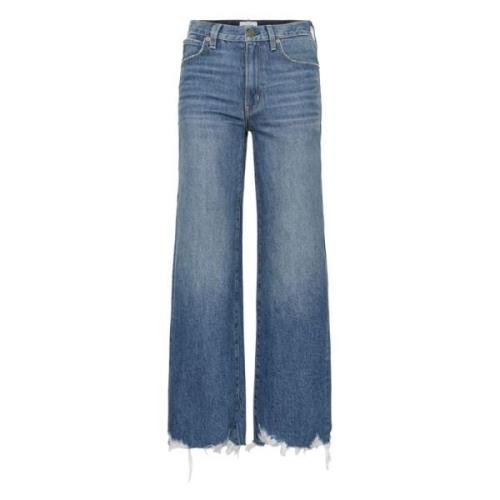 Ontspannen Straight Jeans Frame , Blue , Dames