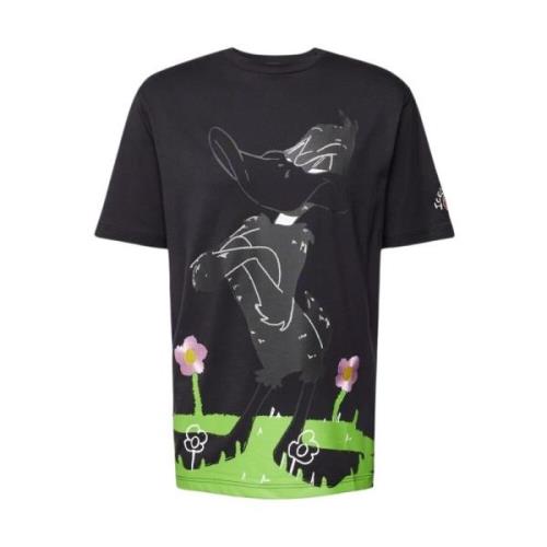 Daffy Zwart T-shirt Iceberg , Black , Heren