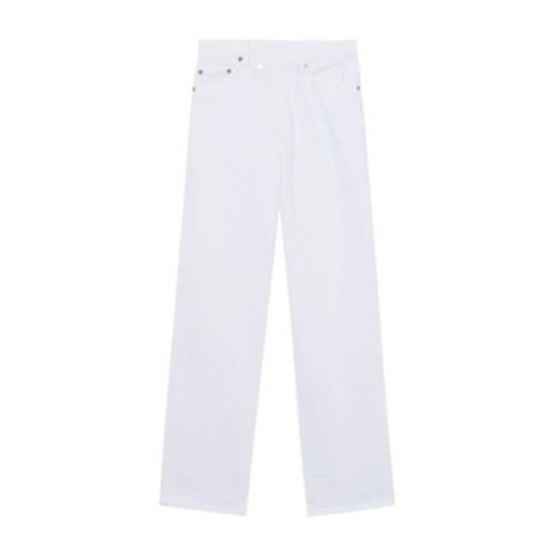 Witte biologisch katoenen denim jeans Agolde , White , Dames