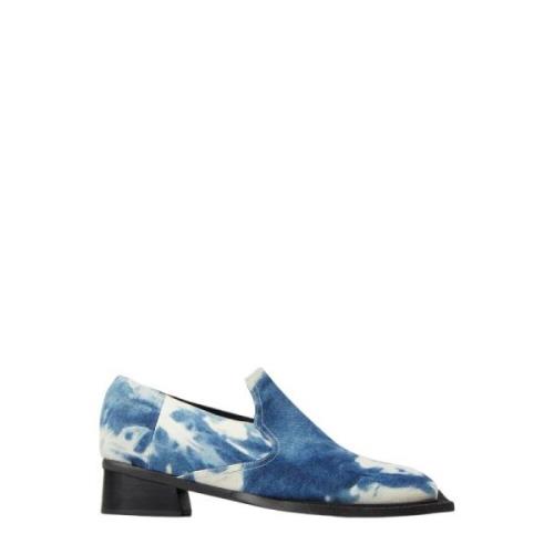 Tie-Dye Denim Loafers Ninamounah , Blue , Heren