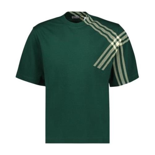 Grafisch Oversized T-Shirt Burberry , Green , Heren