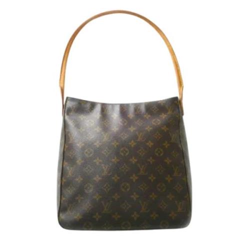 Pre-owned Canvas louis-vuitton-bags Louis Vuitton Vintage , Brown , Da...