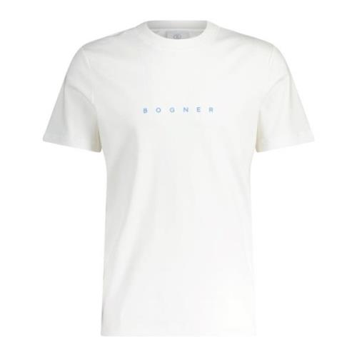 Logo T-Shirt Ryan Bogner , White , Heren