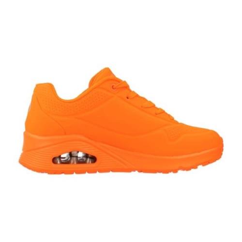 Stijlvolle Sneakers voor Moderne Vrouwen Skechers , Orange , Dames