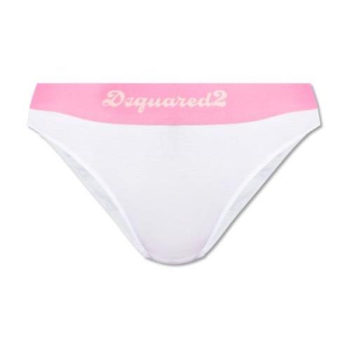 Onderbroeken met logo Dsquared2 , White , Dames