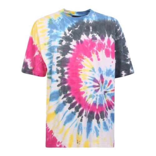 Blauw Tie Dye Logo T-Shirt Mauna Kea , Multicolor , Heren