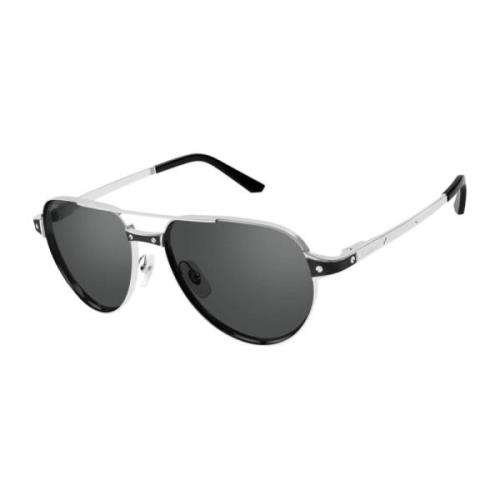 Stijlvolle Ct0425S Zonnebril Cartier , Gray , Unisex