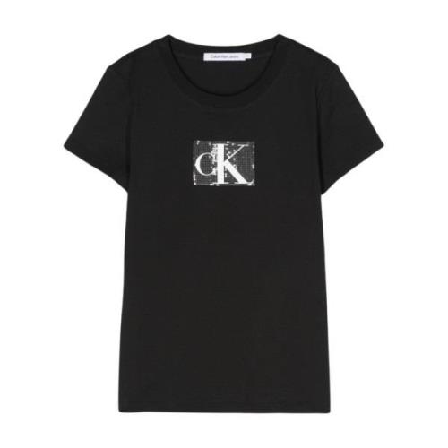Zwarte T-shirts en Polos van Calvin Klein Calvin Klein Jeans , Black ,...