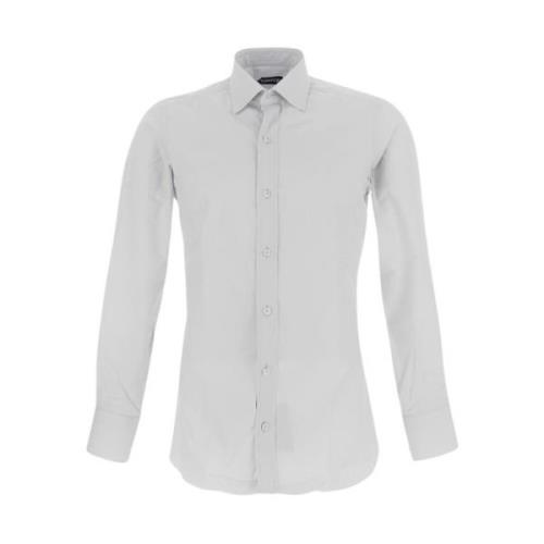 Witte Overhemd met Lange Mouwen Tom Ford , White , Heren