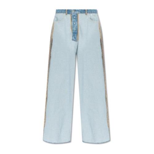 Jeans with inside-out effect Vetements , Blue , Heren