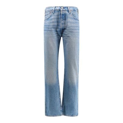 Katoenen Jeans met Achterlogo Patch Levi's , Blue , Heren