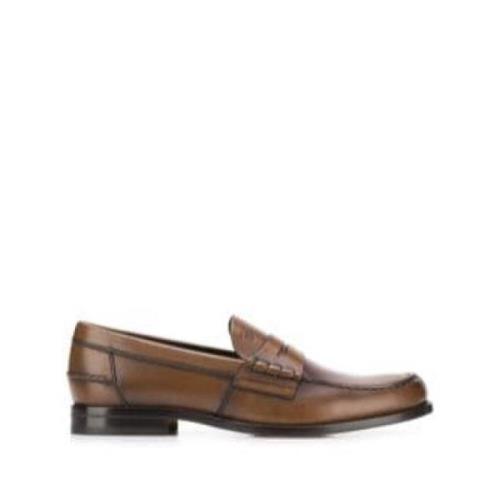 Leren Loafers - 081164-123 Tod's , Brown , Heren